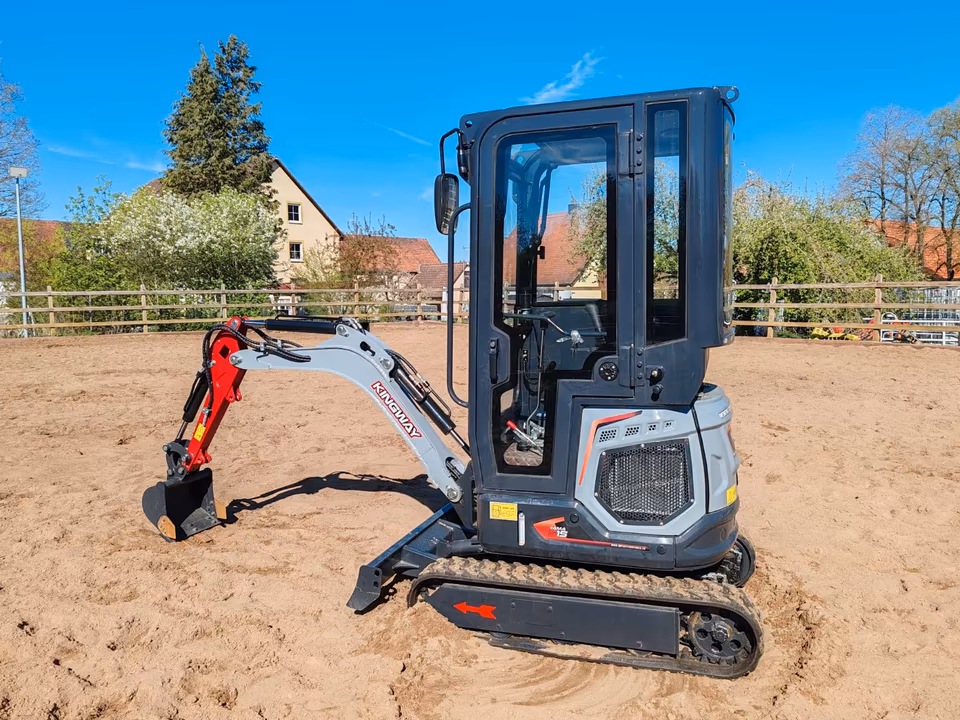 Kingway YAMA S15 Kabine - Premium-Minibagger mit Kabine, verfügbar in Gera